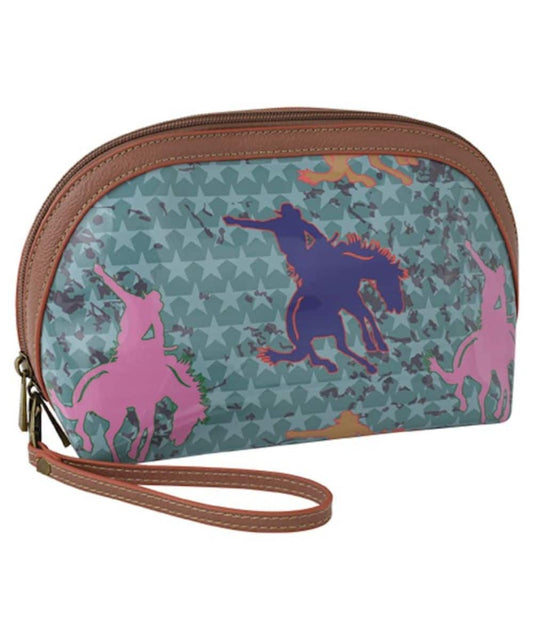 Trenditions Women's Catchfly Bronco Dome Makeup Bag