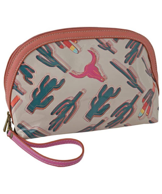 Trenditions Women's Catchfly Cactus Dome Makeup Bag