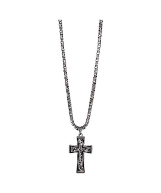 Trenditions Men's Justin Cross Necklace