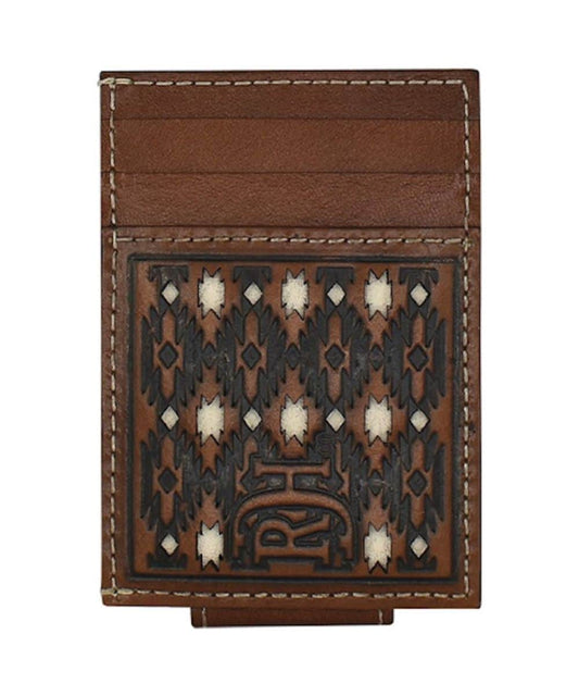 Trenditions Men's Red Dirt Hat Co. Card Wallet