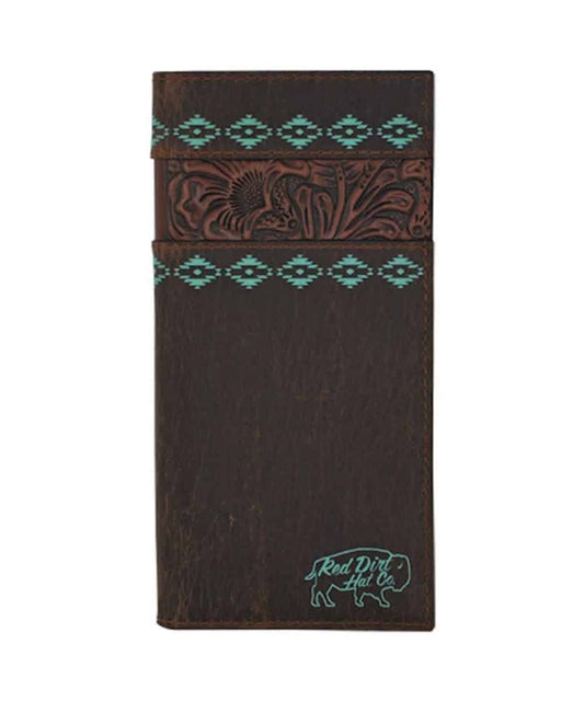 Trenditions Men's Red Dirt Hat Co. Rodeo Wallet