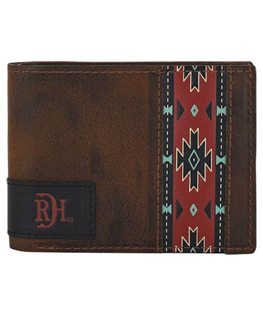 Trenditions Men's Red Dirt Hat Co. Bifold Wallet