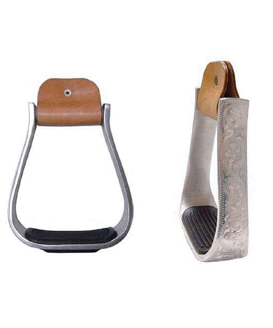 American Heritage Equine Silver Aluminum Stirrup