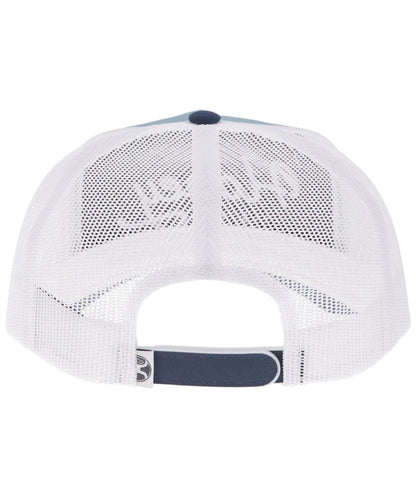 Back view of the adjustable snapback closure, one size fits most