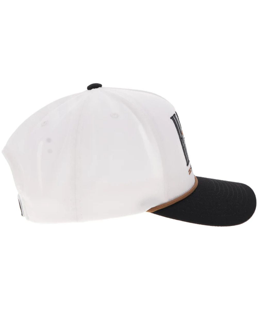 Hooey White & Black Wild Ride Cap