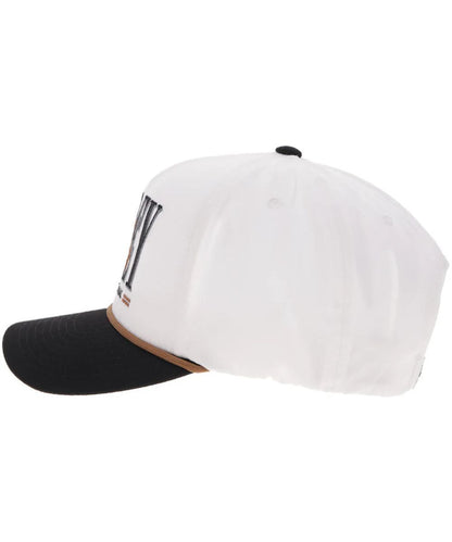 Hooey White & Black Wild Ride Cap