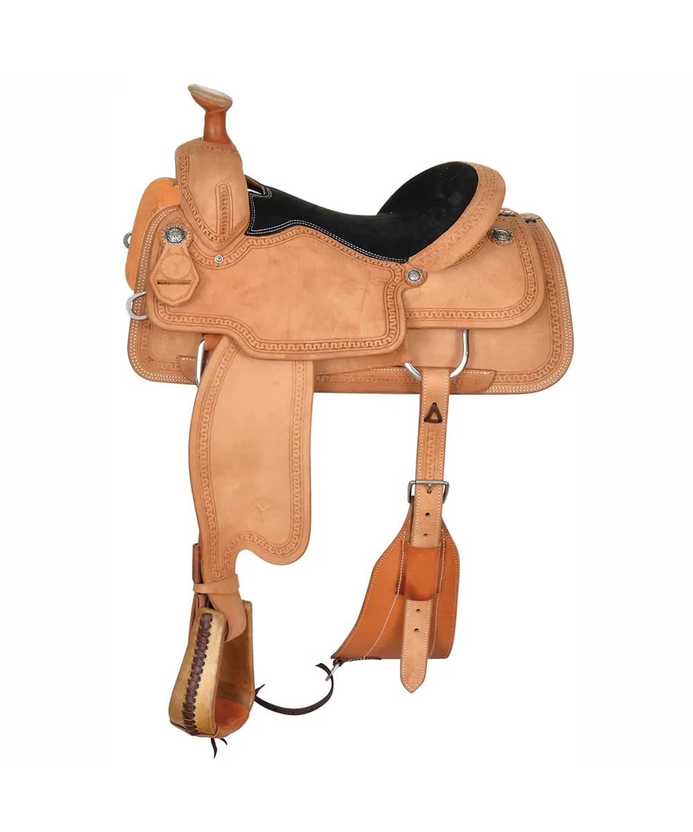 Circle Y Guthrie Team Roping Saddle - Thumbnail 5