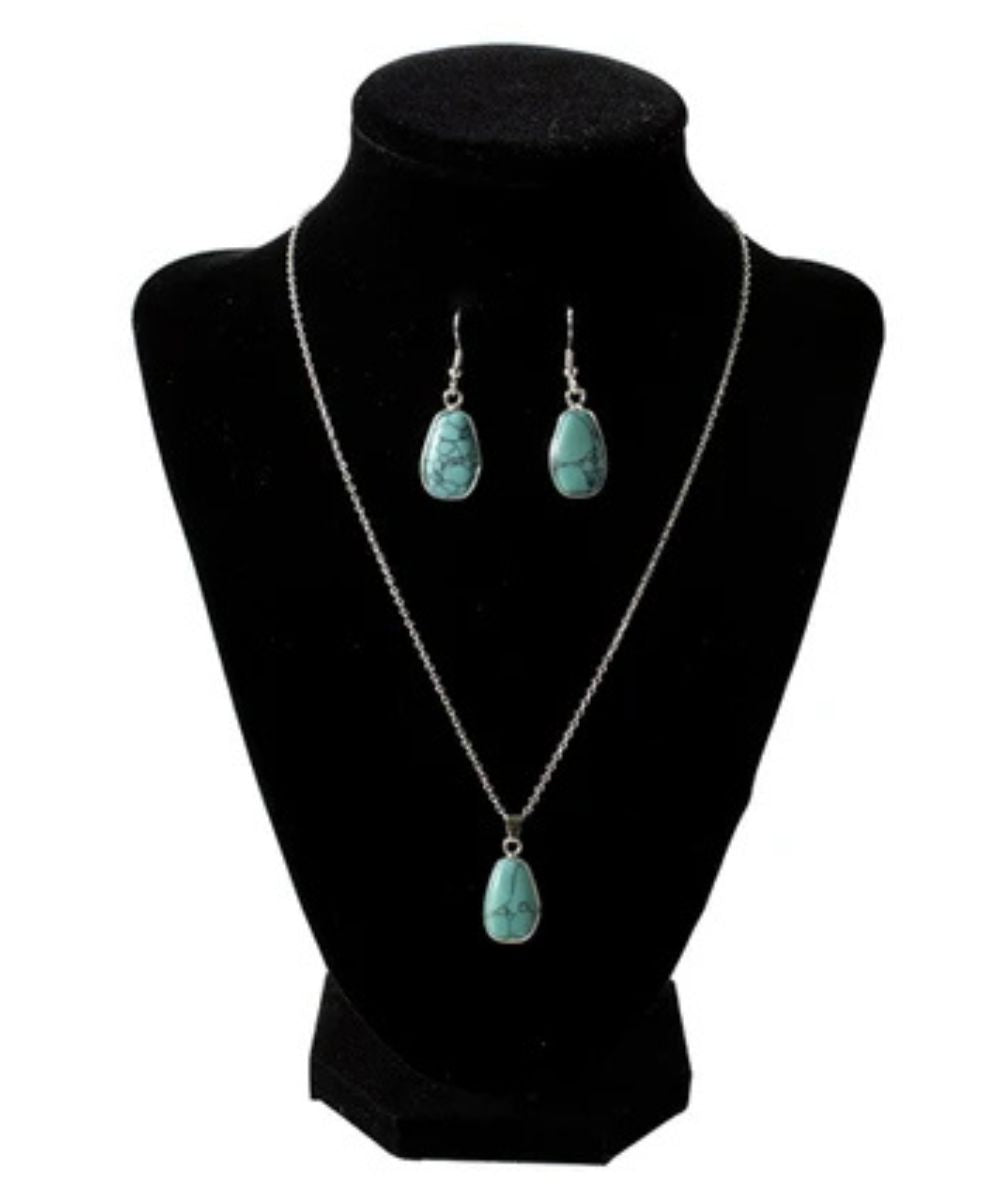 M&F Western Women's Blazin Roxx Turquoise Jewelry Set