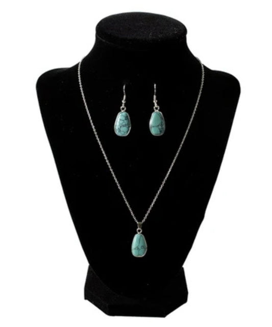 M&F Western Women's Blazin Roxx Turquoise Jewelry Set