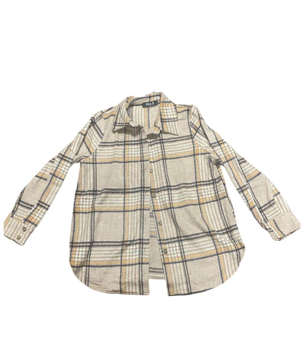 Blue B Women's Tan Snap Up Shacket - Cowpokes Work and Western