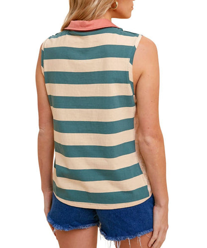 Hem & Thread Women's Muscle Tank Top