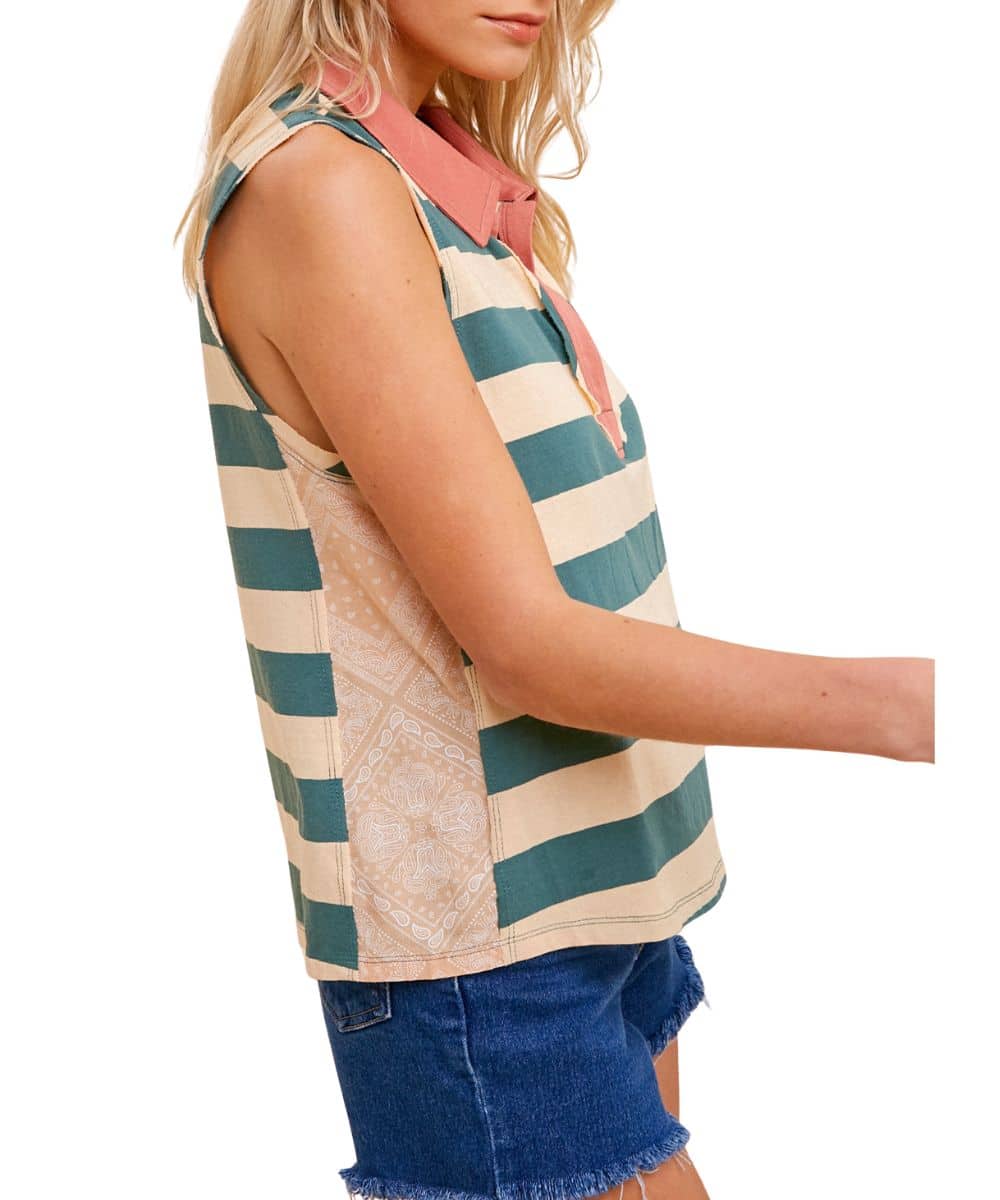 Hem & Thread Women's Muscle Tank Top