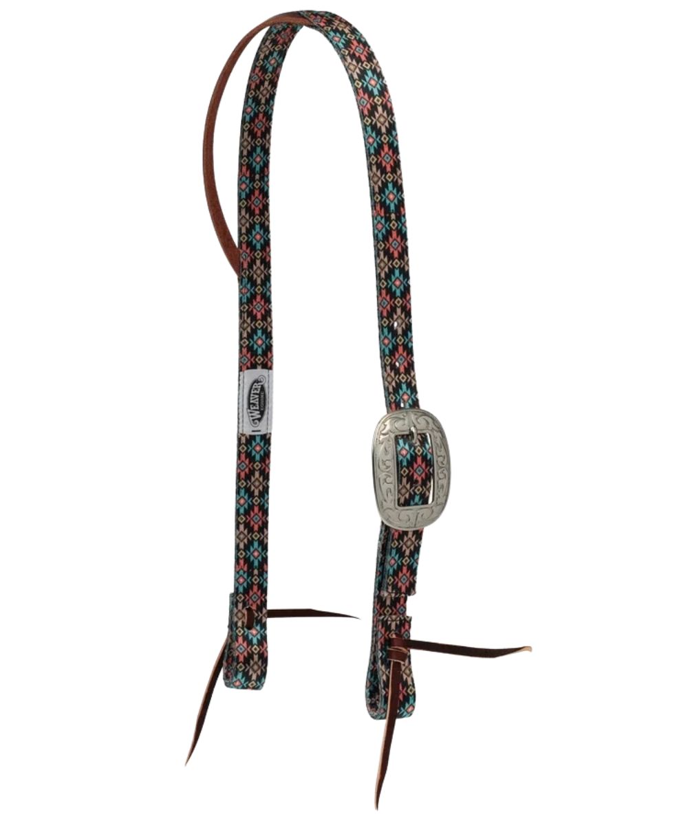 Weaver Split Ear Poly Headstall in summer nights print