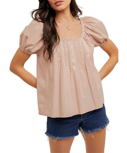 Hem & Thread Women's Embroidered Blouse
