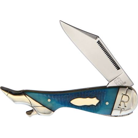 Rough Rider Sporting Goods Black And Blue Leg Knife