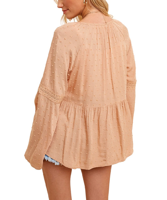 Hem & Thread Women's Babydoll Blouse