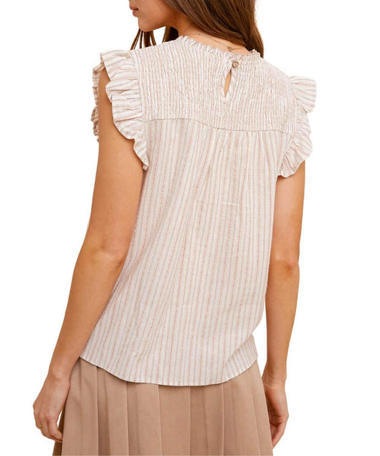 Hem & Thread Women's Striped Blouse