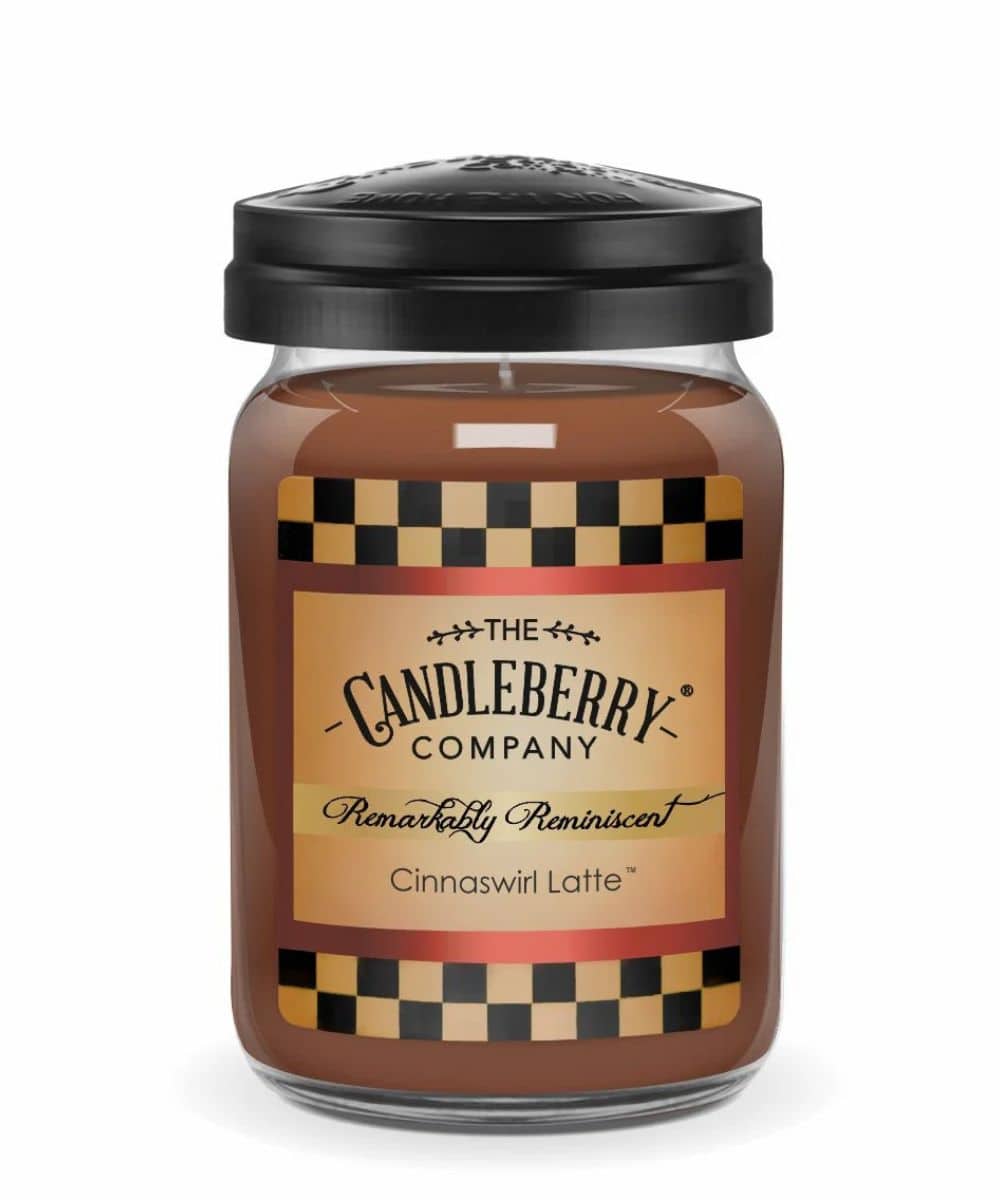 Candleberry Cinnaswirl Latte Large Candle