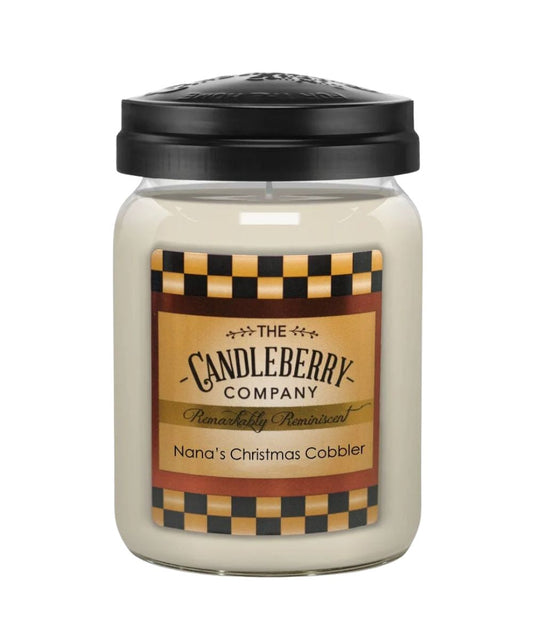Candleberry Nana's Christmas Cobbler Large Candle