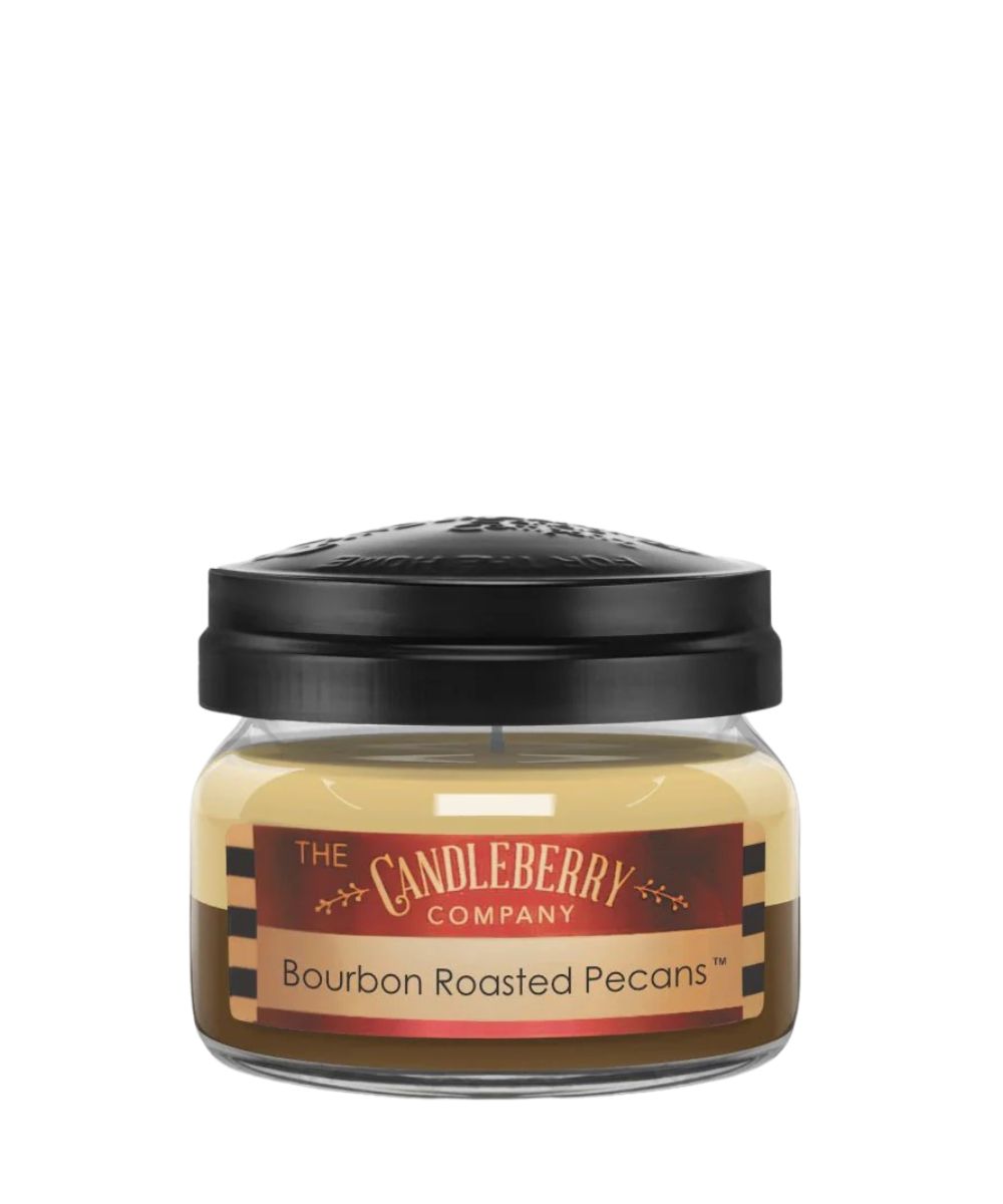 Candleberry Bourbon Roasted Pecans Small Candle