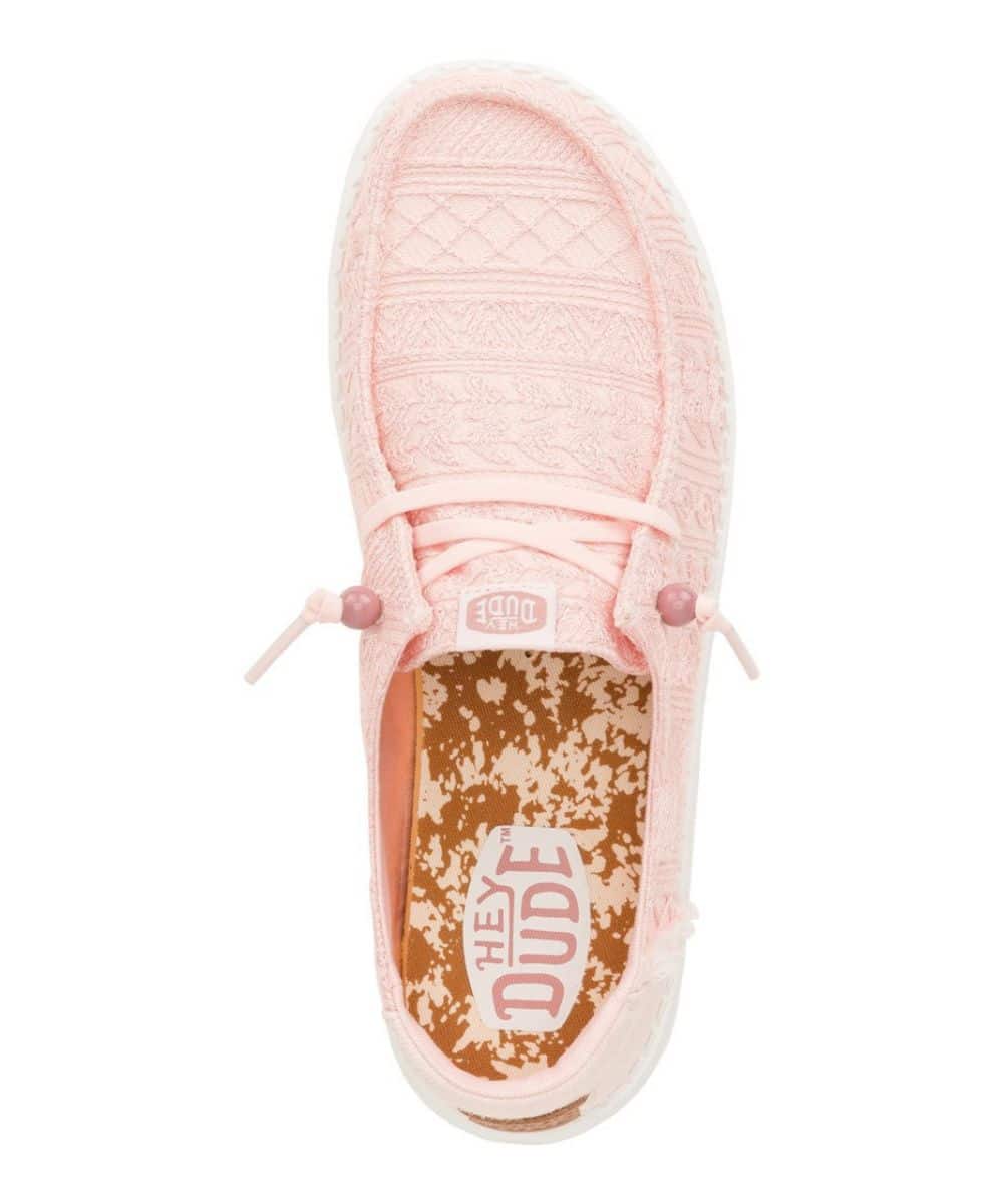 Hey Dude Women's Wendy Crochet Lace Shoe - Cowpokes Work and Western