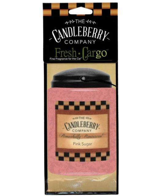 Candleberry Pink Sugar Car Scent