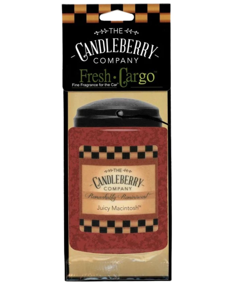 Candleberry Juicy Macintosh Car Air Freshener