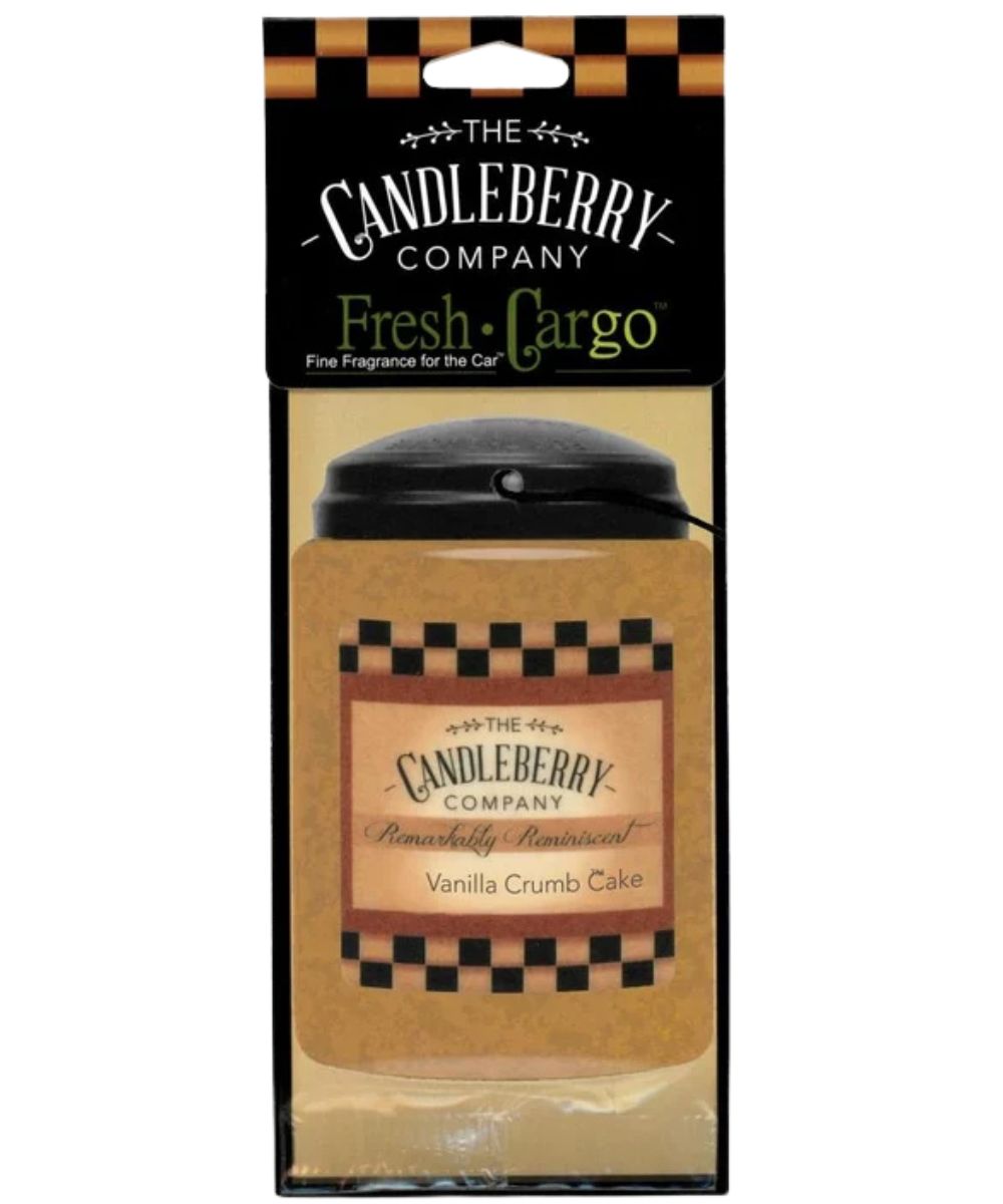 Candleberry Vanilla Crumb Cake Car Scent