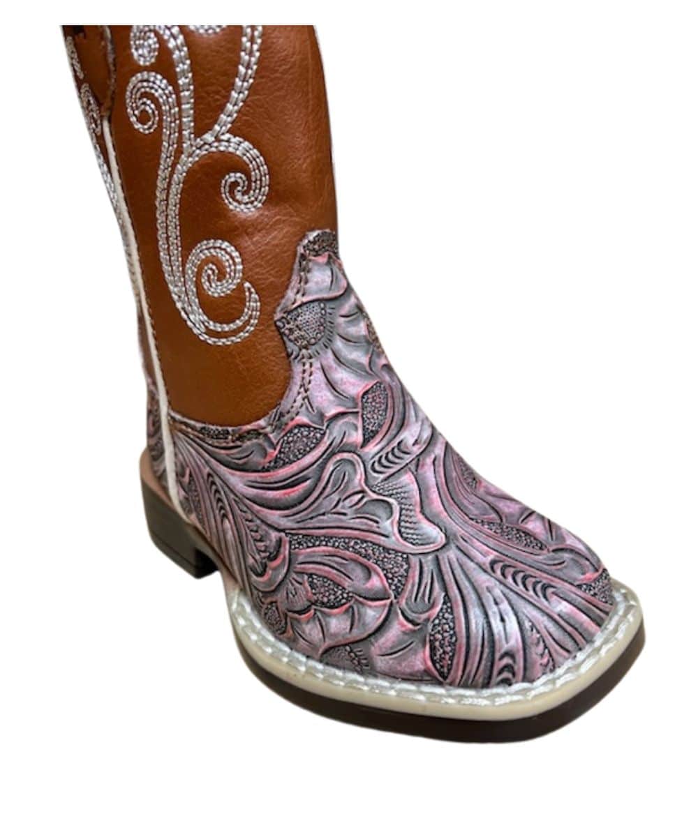 M&F Western Toddler Girls' Twister Elizabeth Boot - Cowpokes Work