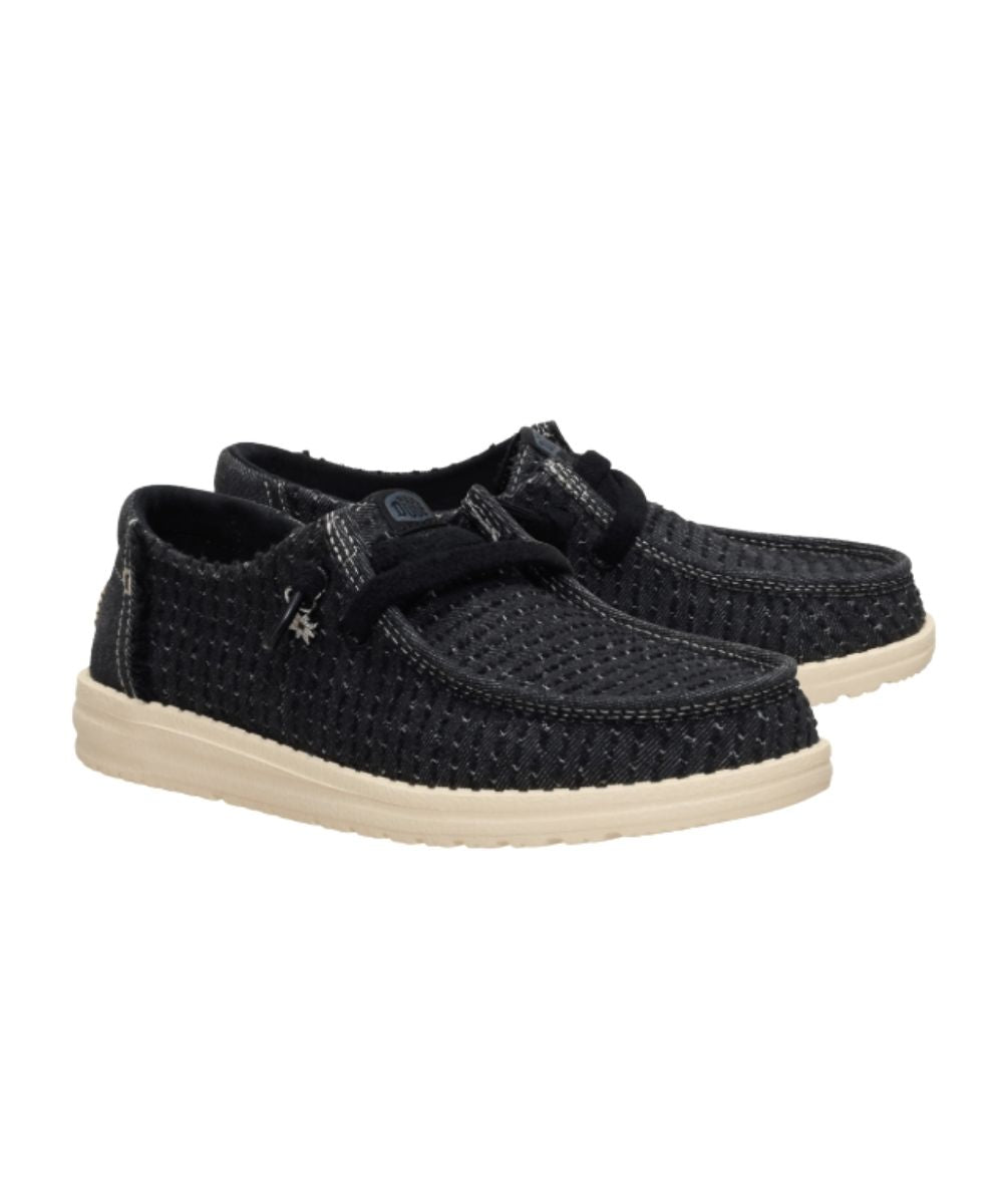 Hey Dude Women's Wendy Frayed Canvas Shoe