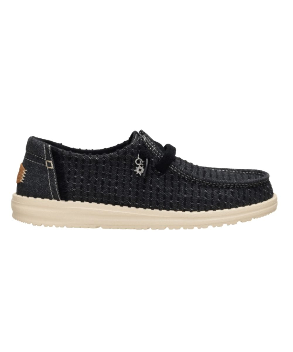Hey Dude Women's Wendy Frayed Canvas Shoe