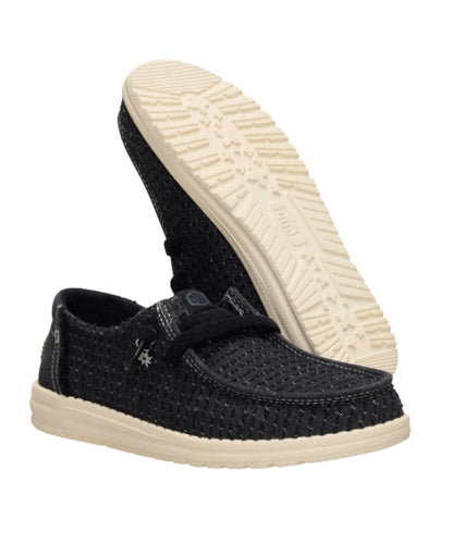 Hey Dude Women's Wendy Frayed Canvas Shoe