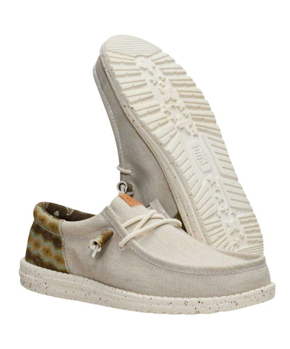 Hey Dude Men's Wally Funk Teton Shoe Front And Bottom 