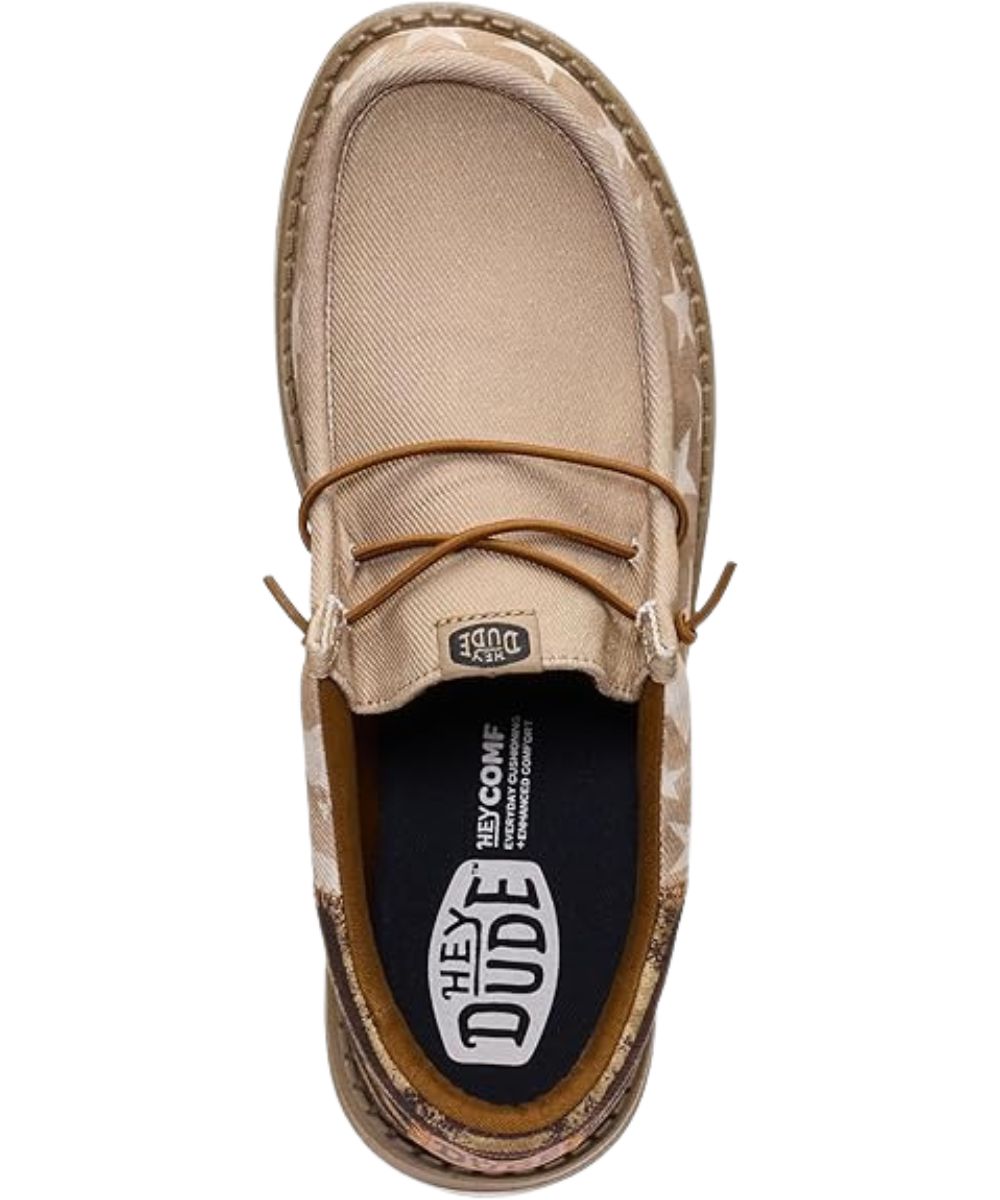 Hey Dude Men's Patriot Wally Funk Shoe