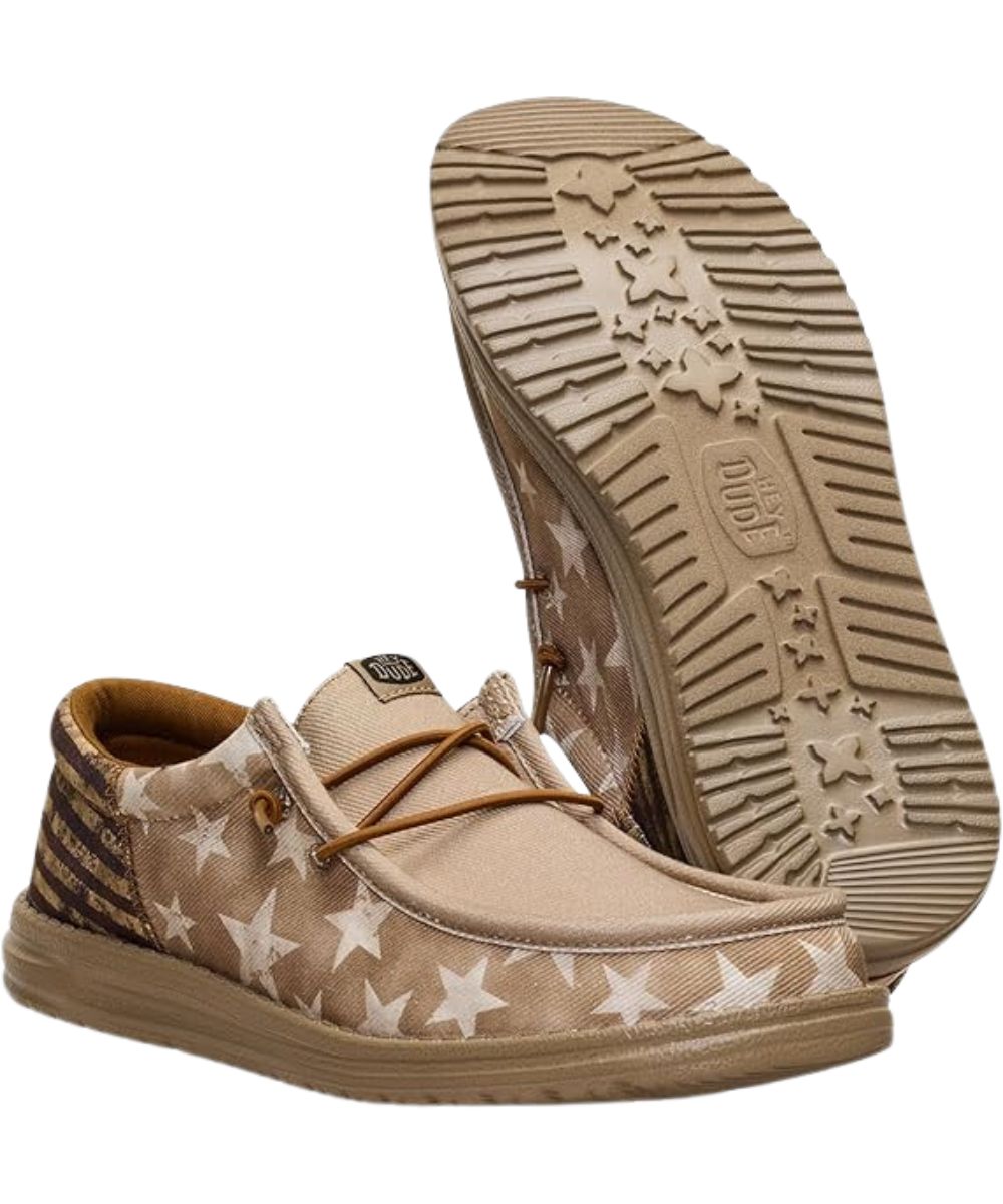 Hey Dude Men's Patriot Wally Funk Shoe