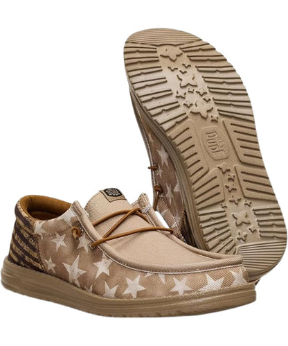Hey Dude Men's Patriot Wally Funk Shoe