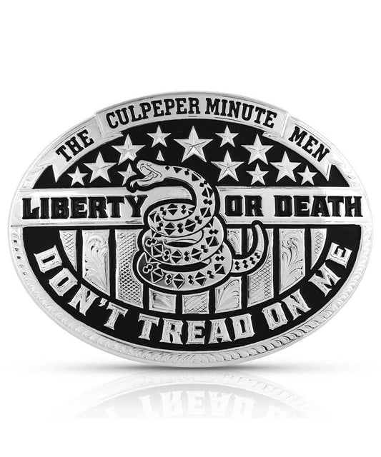 Montana Silversmiths Men's Don't Tread On Me Buckle