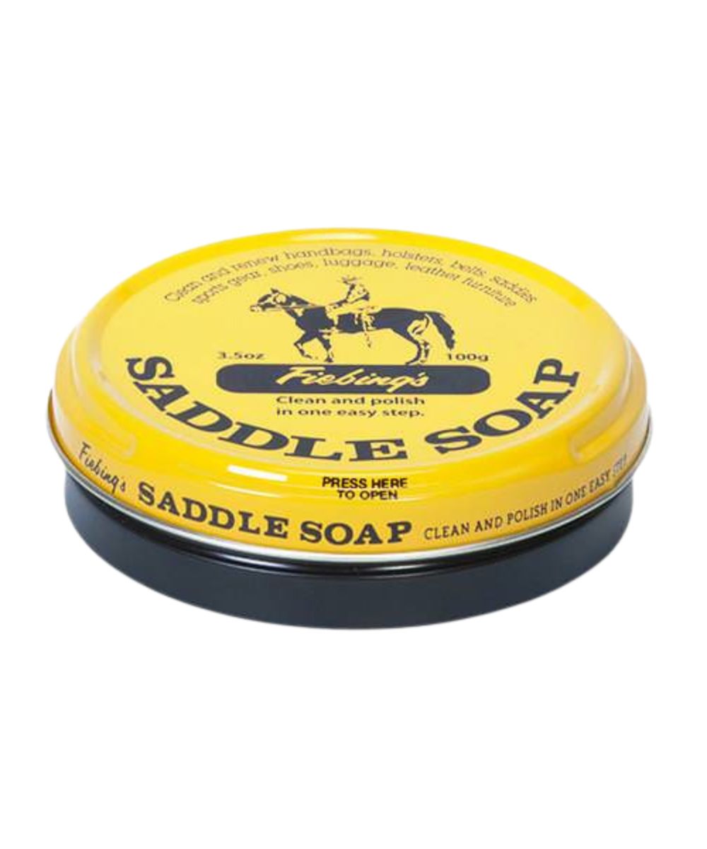 3.5 Oz. Fiebing's Saddle Soap Cleans And Polishes Leather In One Easy Step
