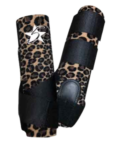 5 Star Equine Cheetah Large Front Patriot Sport Boots