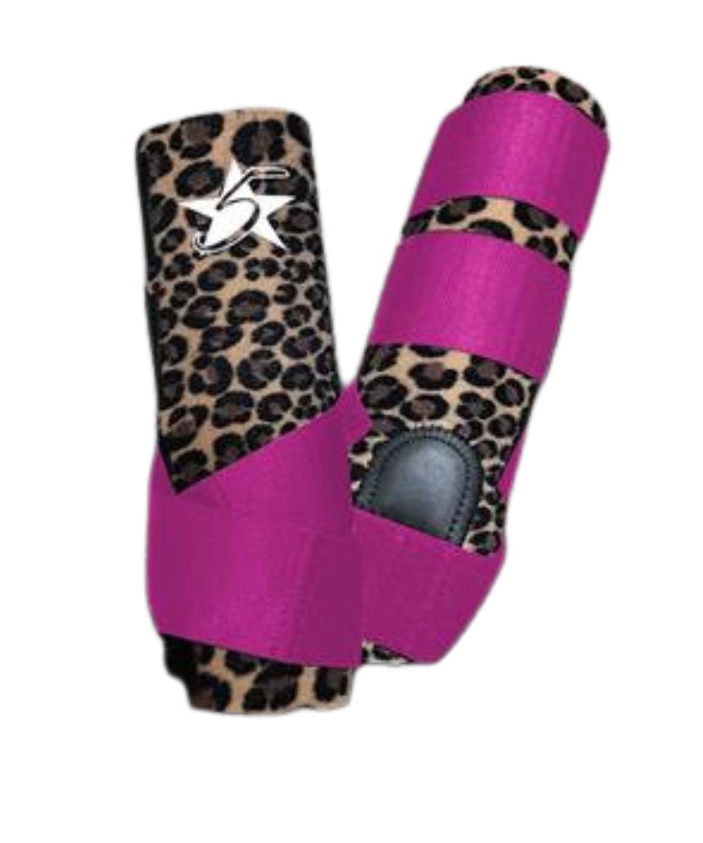 5 Star Equine Cheetah Large Front Patriot Sport Boots