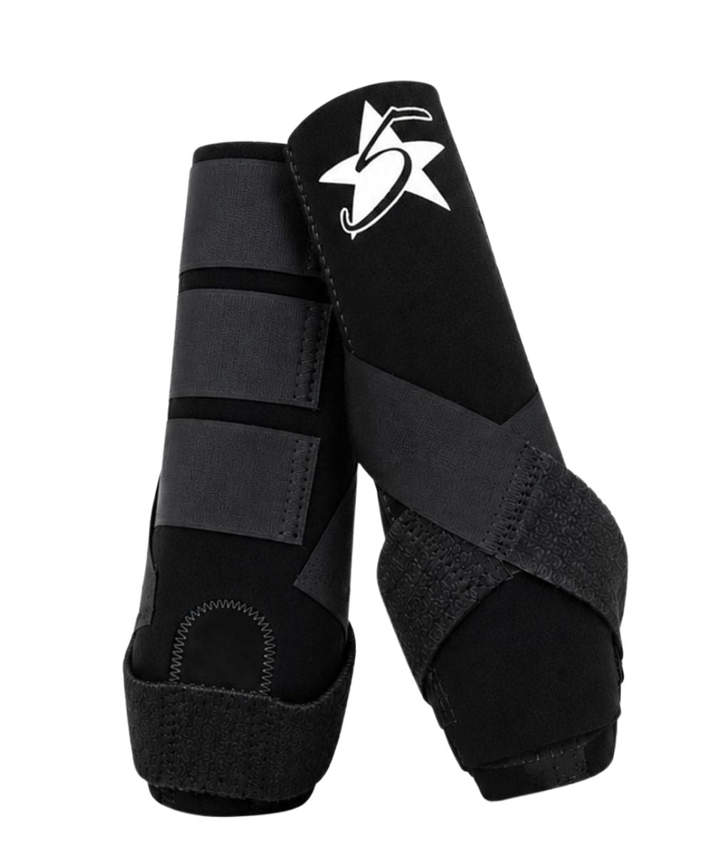 Black medium hind sport boots