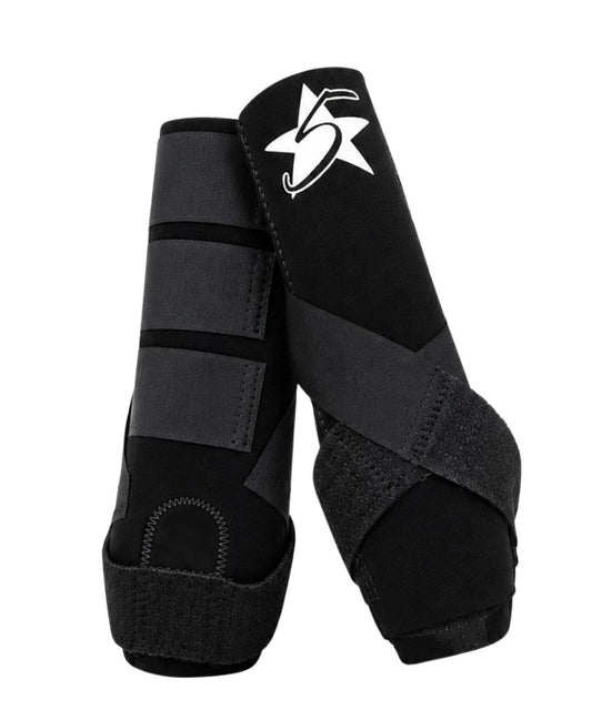 Black medium hind sport boots