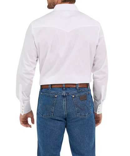 Wrangler Men's Broadcloth Western Snap Shirt