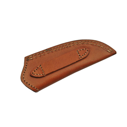 Double D Sanz Walnut Rhino Damascus Bowie Fixed Blade Knife