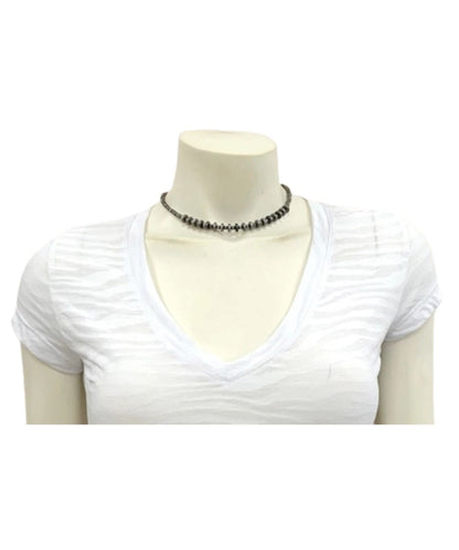 Women's 15" Long Handmade Navajo-Style Necklace