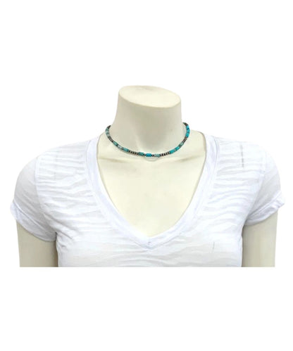 Isac Trading Women's Navajo Gemstone Necklace