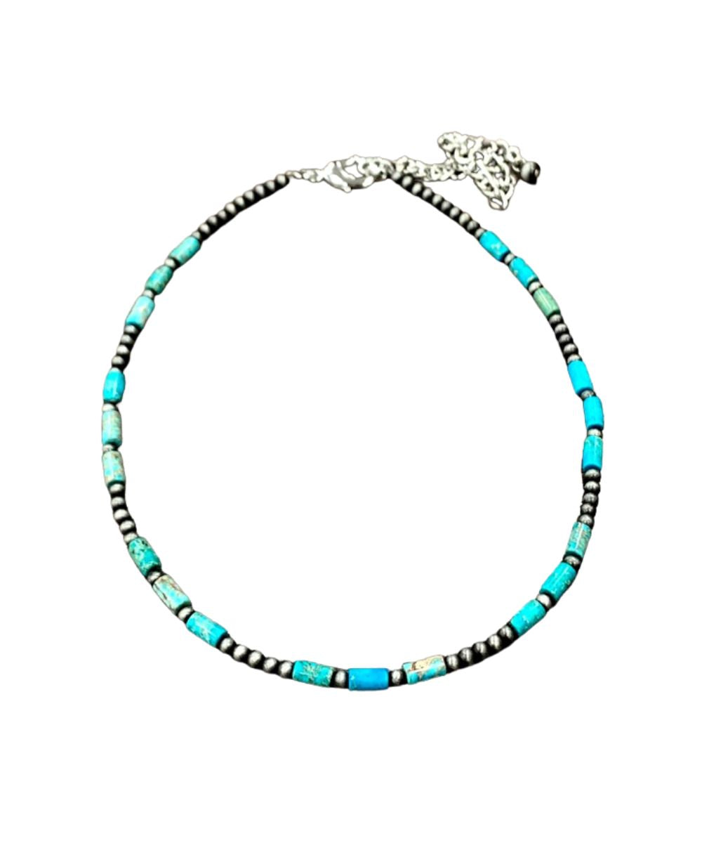 Isac Trading Women's Navajo Gemstone Necklace