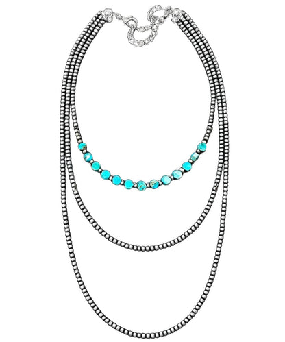 Isac Trading Women's Navajo Gemstone Necklace