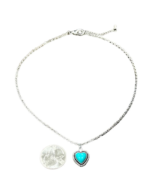 Isac Trading Women's Heart Necklace
