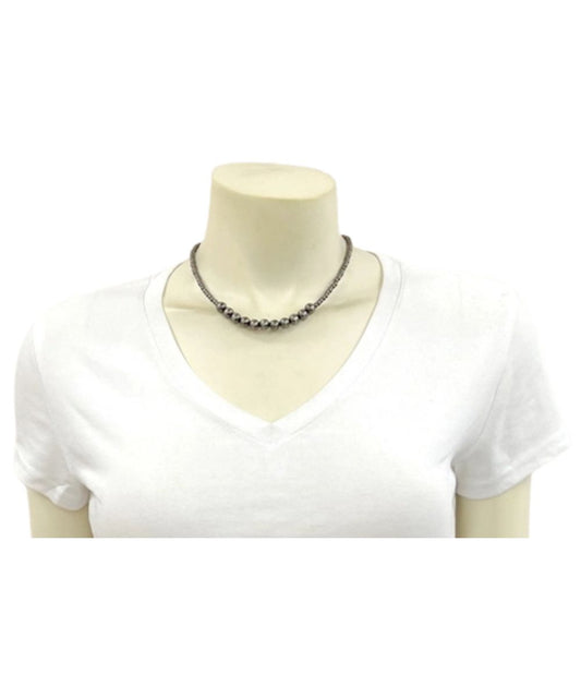 Women's 15" Long Navajo-Style Beaded Western Necklace
